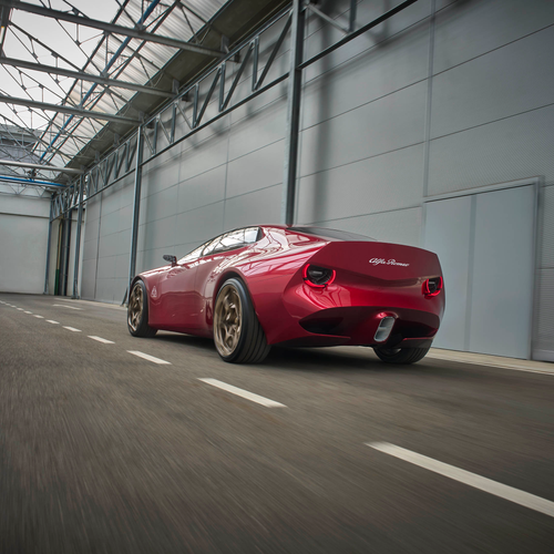 2026 Alfa Romeo Cuorerosso Concept Rear View